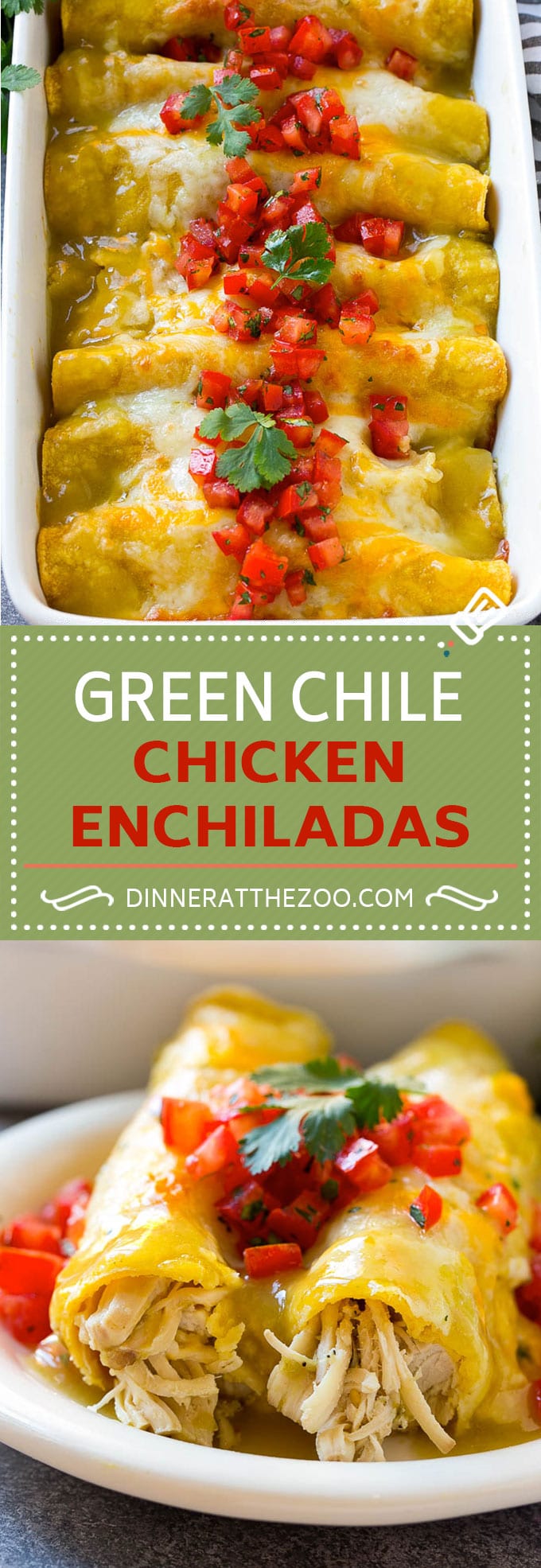 Green Chile Chicken Enchiladas Recipe | Green Enchiladas Recipe | Easy Enchiladas | Chicken Enchiladas | Chicken and Cheese Enchiladas #enchiladas #chicken #cheese #dinner #edsug