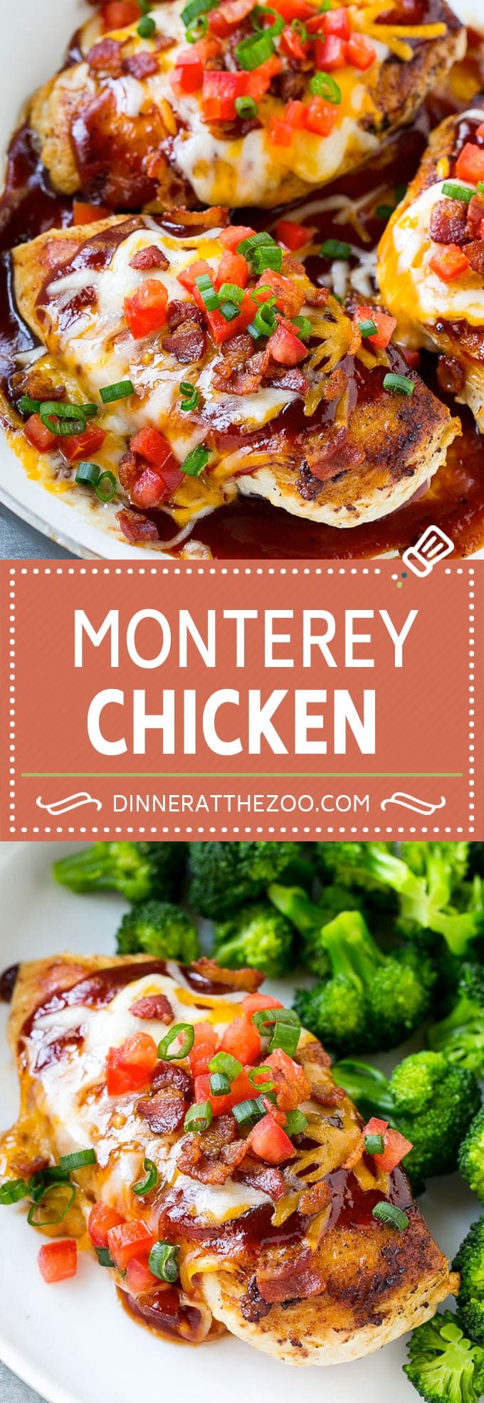 Monterey Chicken Recipe | Chili's Copycat Monterey Chicken | Barbecue Chicken Recipe | Easy Chicken Recipe #chicken #bacon #bbq #cheese #dinner #edsug