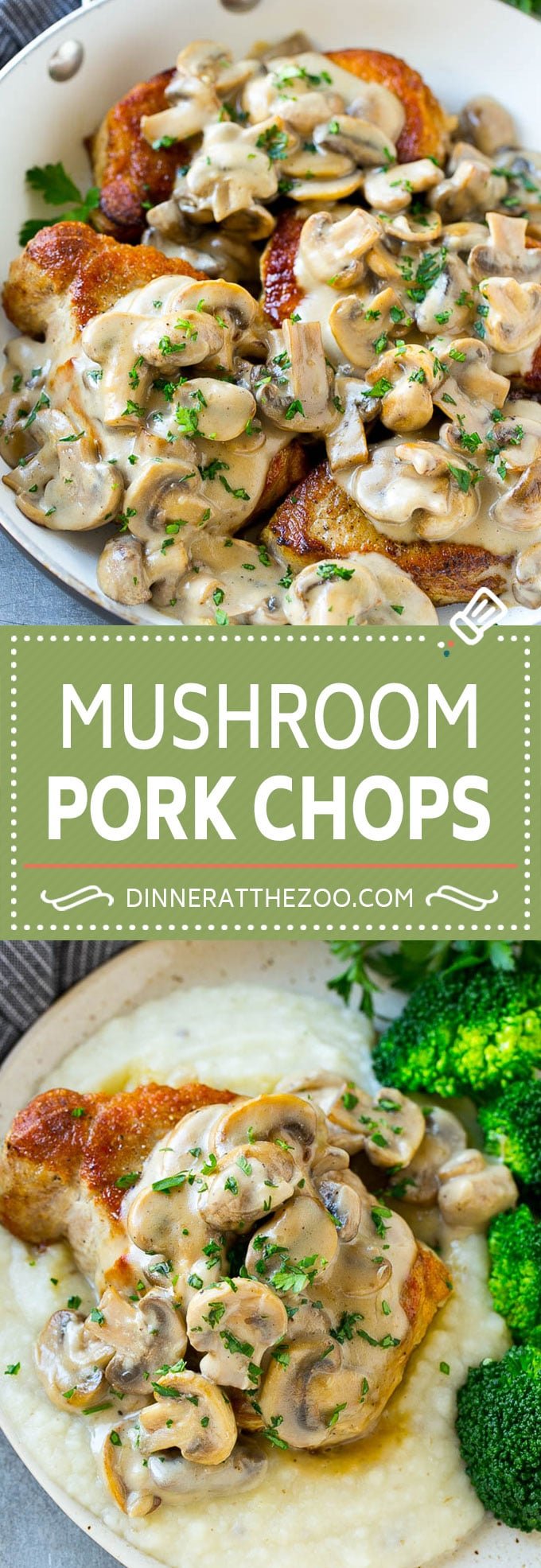 Mushroom Pork Chops Recipe | Boneless Pork Chop Recipe | Pork Chops with Mushroom Sauce #pork #porkchops #mushrooms #dinner #edsug