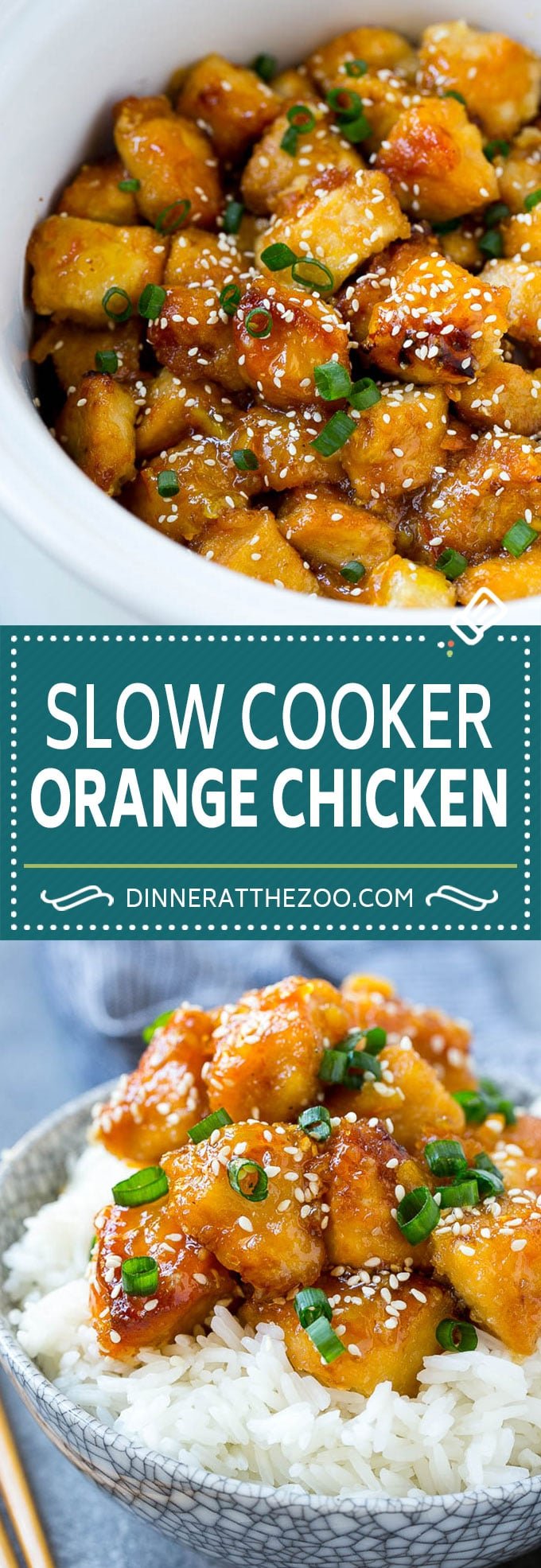 Slow Cooker Orange Chicken Recipe | Copycat Orange Chicken | Crock Pot Orange Chicken | Slow Cooker Chicken Recipe #orange #chicken #orangechicken #slowcooker #crockpot #dinner #edsug