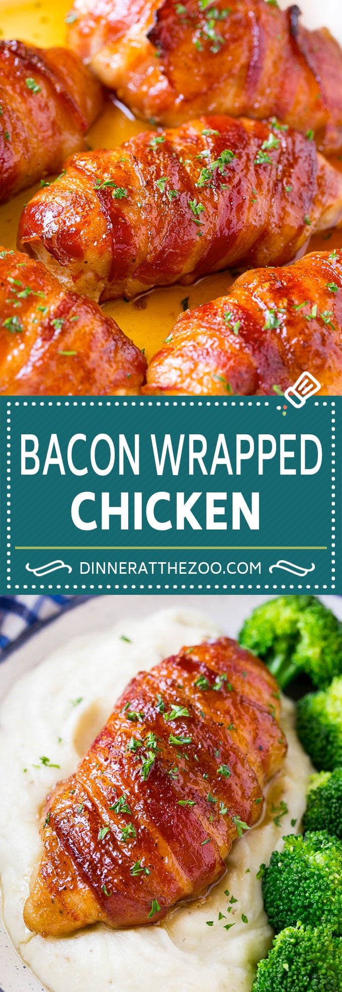 Bacon Wrapped Chicken Recipe | Bacon Wrapped Chicken Breast | Baked Bacon Wrapped Chicken | Bacon Brown Sugar Chicken #bacon #chicken #dinner #edsug
