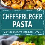 Cheeseburger Pasta | Hamburger Pasta | Ground Beef Pasta #cheeseburger #bacon #pasta #edsug