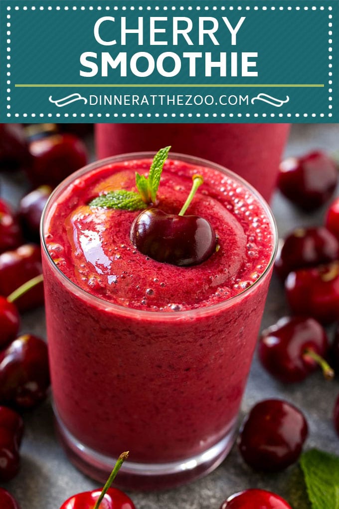 Cherry Smoothie Recipe | Healthy Smoothie | Easy Smoothie #cherry #smoothie #drink #edsug