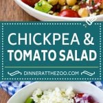 Chickpea Salad Recipe | Chickpea and Tomato Salad | Chickpea Avocado Salad | Summer Salad #salad #summer #recipes #edsug