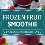 Frozen Fruit Smoothie | Berry Smoothie | Healthy Smoothie #fruit #smoothie #drink #edsug