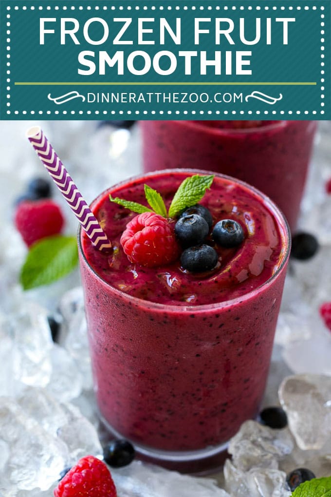 Frozen Fruit Smoothie | Berry Smoothie | Healthy Smoothie #fruit #smoothie #drink #edsug