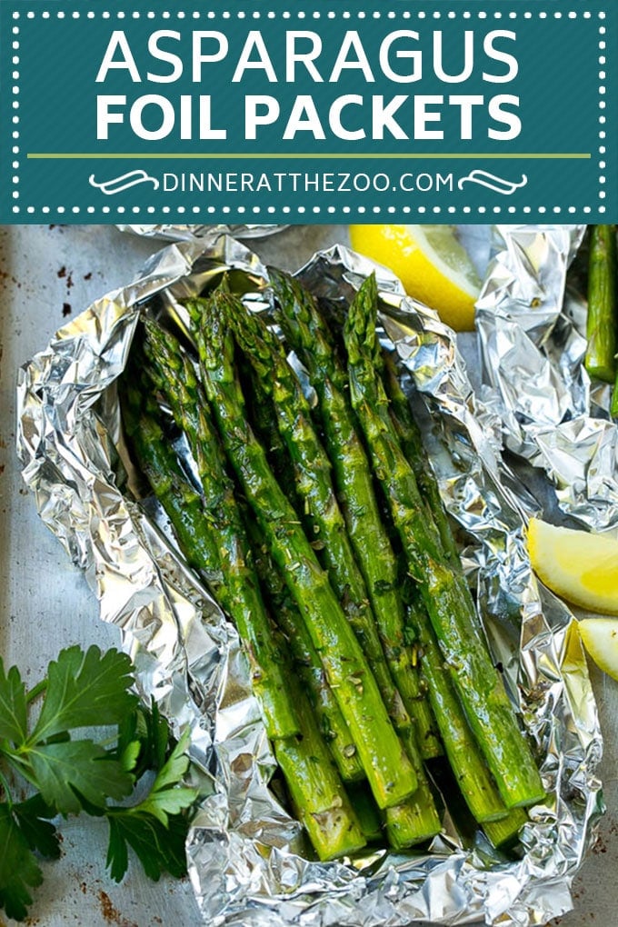 Grilled Asparagus in Foil Recipe | Foil Packet Recipe | Asparagus Foil Pack | Asparagus Recipe #grilling #asparagus #edsug