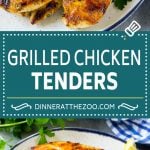 Grilled Chicken Tenders Recipe | Marinated Chicken | Lemon Garlic Chicken | Grilled Chicken #grilling #chicken #healthy #edsug