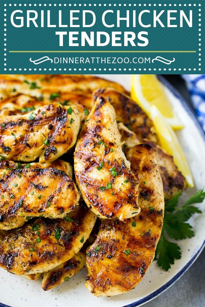 Grilled Chicken Tenders Recipe | Marinated Chicken | Lemon Garlic Chicken | Grilled Chicken #grilling #chicken #healthy #edsug