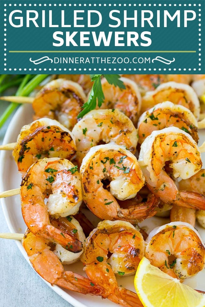Grilled Shrimp Skewers Recipe | Shrimp Kabobs | Marinated Shrimp | Lemon Shrimp | Garlic Shrimp #shrimp #grilling #seafood #edsug