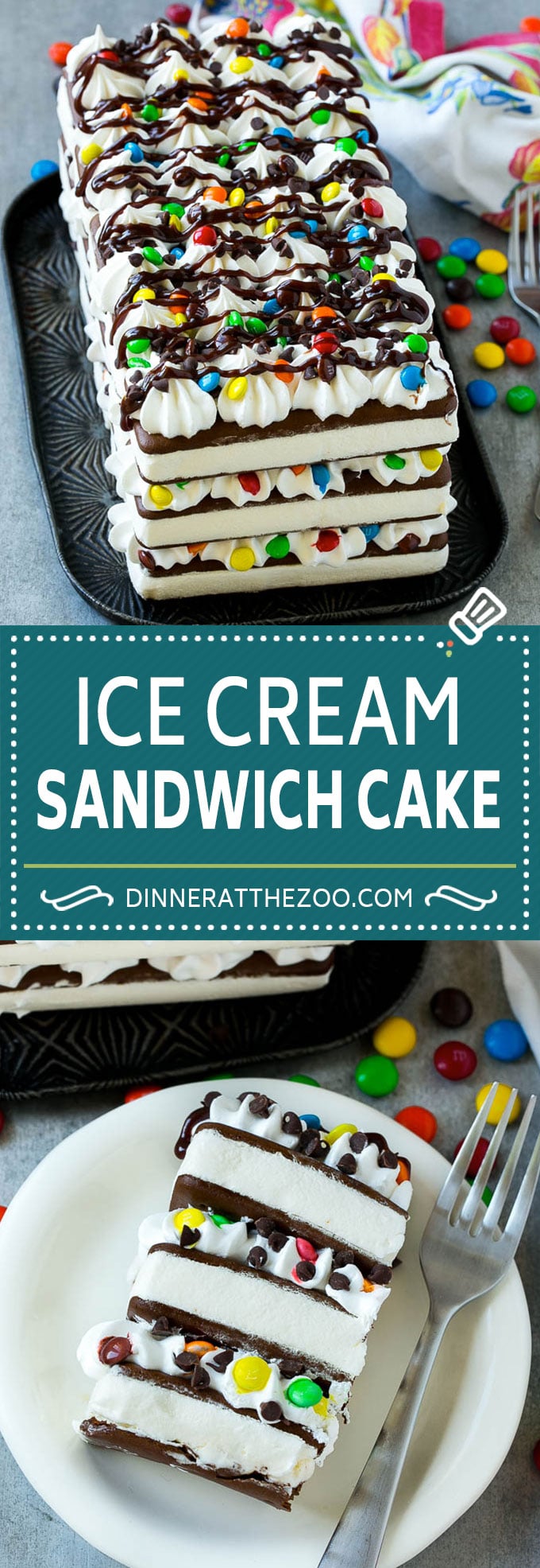Ice Cream Sandwich Cake Recipe | Ice Cream Cake | Frozen Cake Recipe | No Bake Ice Cream Cake #icecream #cake #dessert #chocolate #edsug