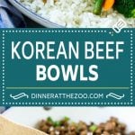 Korean Beef Bowls Recipe | Korean Ground Beef | Asian Beef Recipe | Rice Bowl #groundbeef #asianfood #rice #edsug
