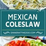 Mexican Coleslaw Recipe | Southwestern Coleslaw | Easy Coleslaw #coleslaw #mexicanfood #salad #edsug