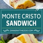 Monte Cristo Sandwich Recipe | Disneyland Monte Cristo Sandwich | Turkey Sandwich | Ham Sandwich #sandwich #edsug #turkeysandwich