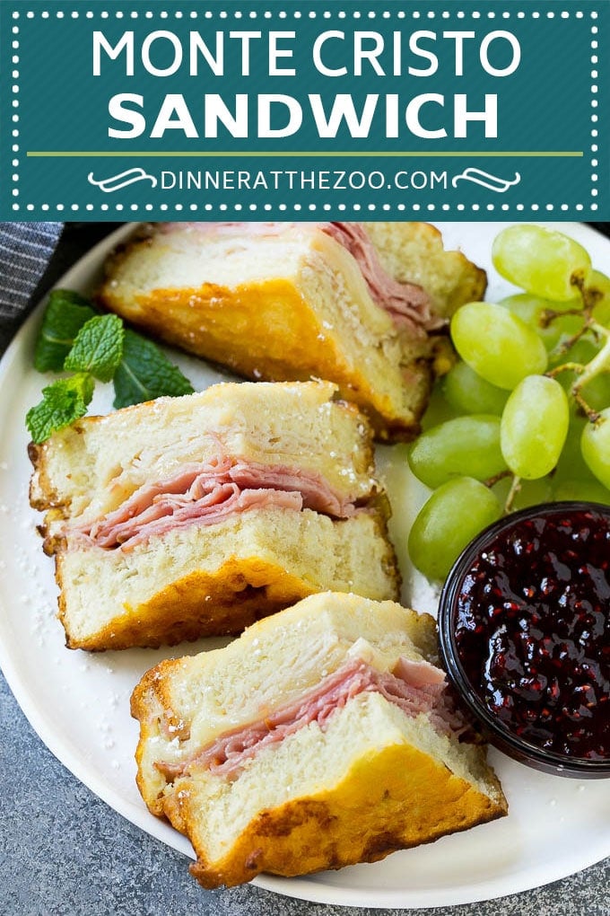 Monte Cristo Sandwich Recipe | Disneyland Monte Cristo Sandwich | Turkey Sandwich | Ham Sandwich #sandwich #turkeysandwich #edsug