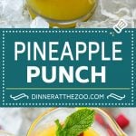 Pineapple Punch Recipe | Sparkling Punch | Fruit Punch | Pineapple Drink #pineapple #drink #edsug