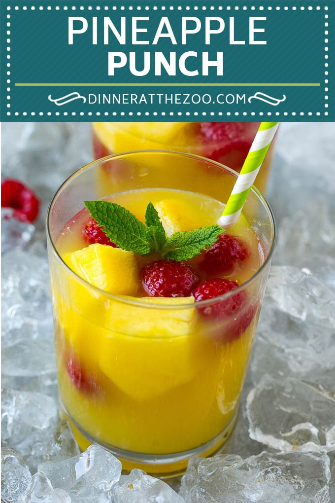Pineapple Punch Recipe | Sparkling Punch | Fruit Punch | Pineapple Drink #pineapple #drink #edsug