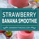Strawberry Banana Smoothie Recipe | Strawberry Smoothie #strawberry #banana #smoothie #drink #edsug
