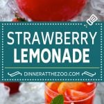 Strawberry Lemonade Recipe | Homemade Lemonade | Strawberry Drink Recipe #lemonade #strawberries #drink #edsug