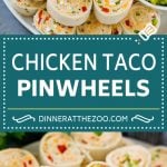 Taco Pinwheels Recipe | Pinwheel Sandwiches | Pinwheel Appetizer #sandwich #appetizer #taco #chicken #edsug