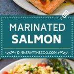Marinated Salmon Recipe | Grilled Salmon | Garlic and Herb Salmon #salmon #grilling #marinade #fish #dinner #edsug