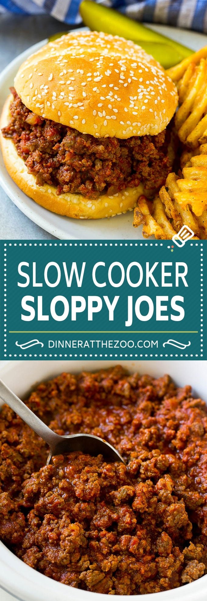 Slow Cooker Sloppy Joes Recipe | Crock Pot Sloppy Joes | Homemade Sloppy Joes #beef #slowcooker #crockpot #sandwich #edsug