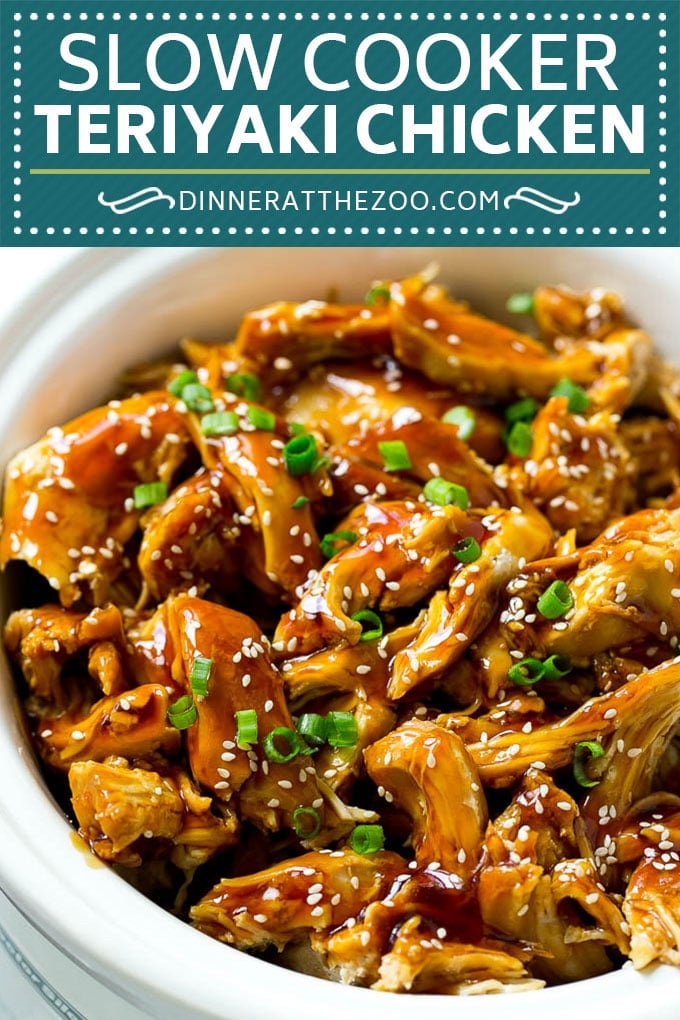 Slow Cooker Teriyaki Chicken Recipe | Crock Pot Teriyaki Chicken | Slow Cooker Chicken | Asian Chicken #slowcooker #crockpot #teriyaki #chicken #dinner #edsug