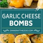 Cheese Bombs Recipe | Garlic Bread | Cheddar Bread #bread #cheese #appetizer #snack #garlicbread #edsug