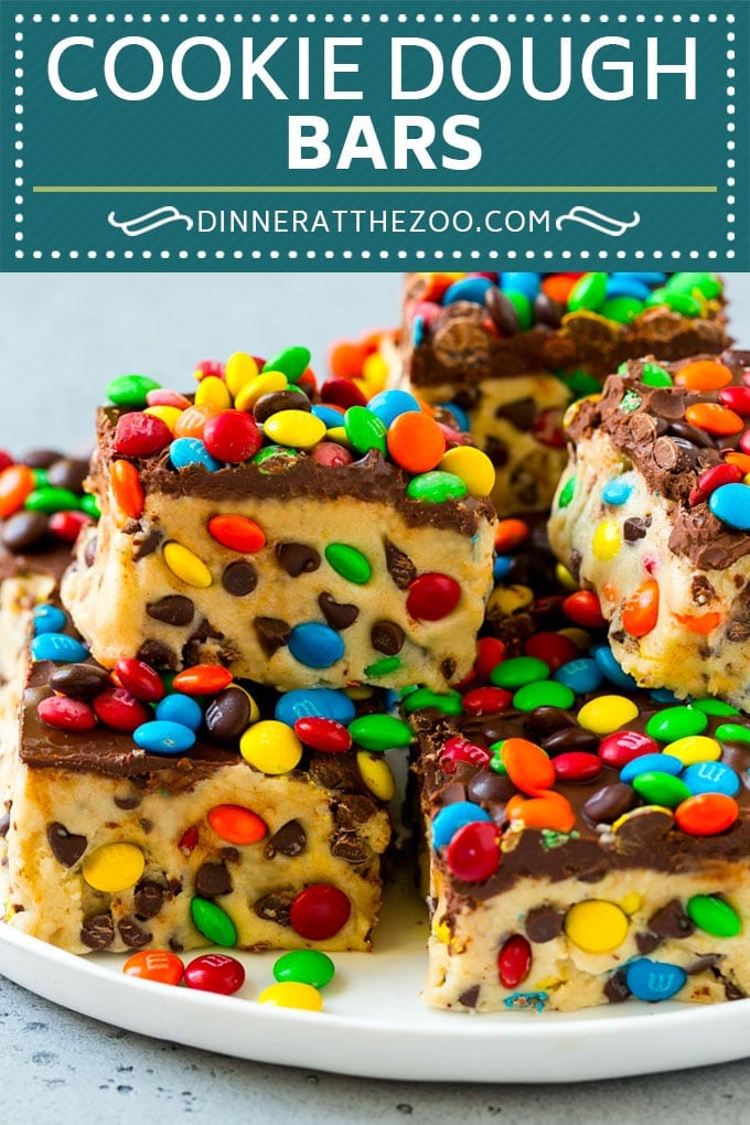 Cookie Dough Bars Recipe | Chocolate Chip Cookie Dough | Cookie Bars #cookiedough #cookies #cookiebars #chocolate #dessert #edsug
