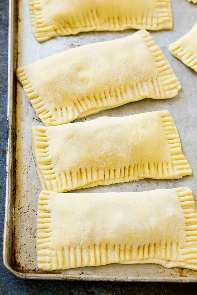 Fried Apple Pies Recipe | McDonald's Copycat Recipe | Apple Pie | Apple Hand Pies #pie #apples #applepie #dessert #snack #edsug Puff pastry apple hand pies ready to go into the fryer.