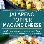 Jalapeno Popper Mac and Cheese Recipe | Bacon Macaroni and Cheese | Spicy Mac and Cheese | Jalapeno Mac and Cheese #jalapeno #bacon #pasta #macandcheese #dinner #edsug #cheese