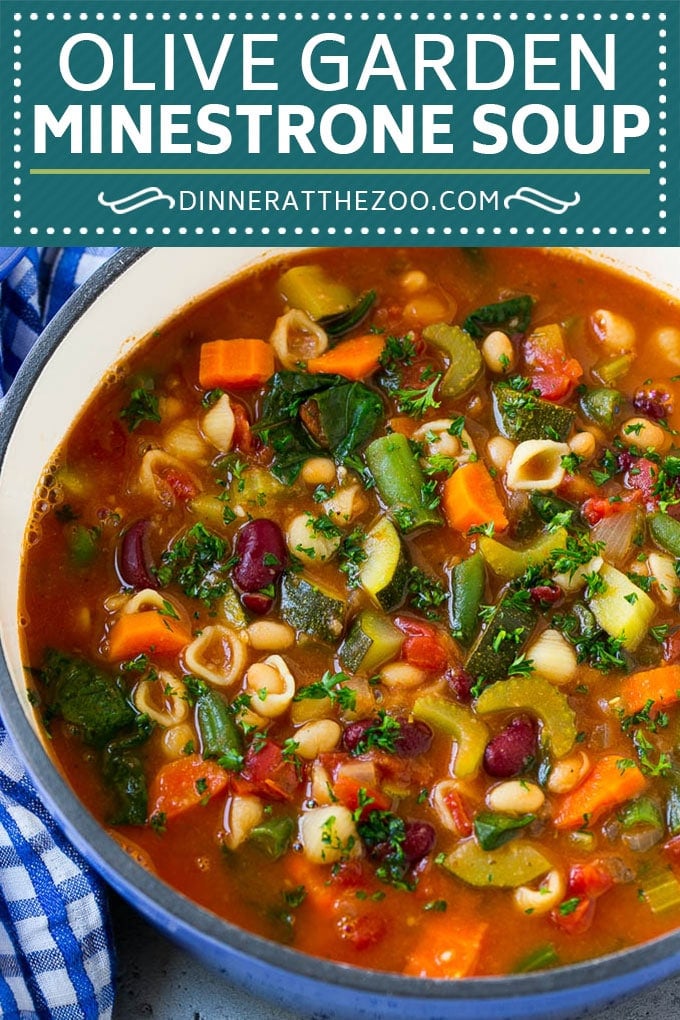 Olive Garden Minestrone Soup Recipe | Minestrone Soup | Copycat Recipe #minestrone #soup #italianfood #vegetarian #dinner #edsug