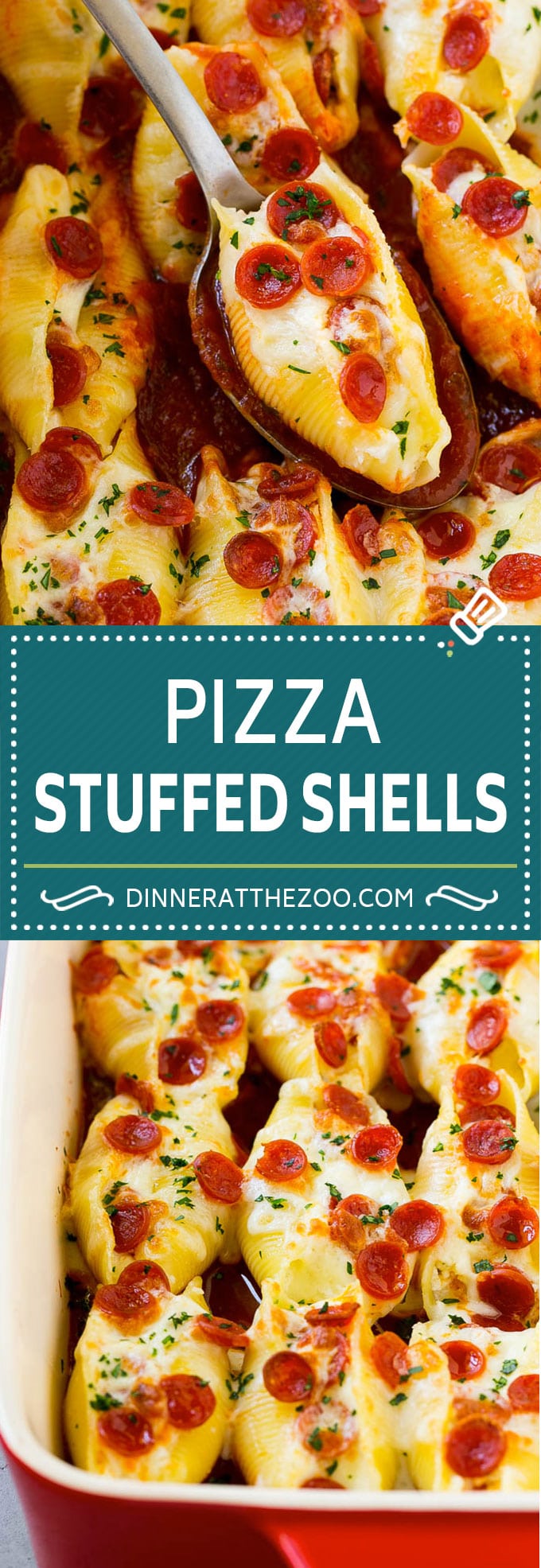 Pizza Stuffed Shells | Stuffed Shells Recipe | Italian Stuffed Shells #pizza #pasta #cheese #pepperoni #dinner #edsug