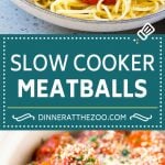 Slow Cooker Meatballs Recipe | Crock Pot Meatballs | Italian Meatballs | Spaghetti and Meatballs #meatballs #slowcooker #crockpot #dinner #edsug #italian