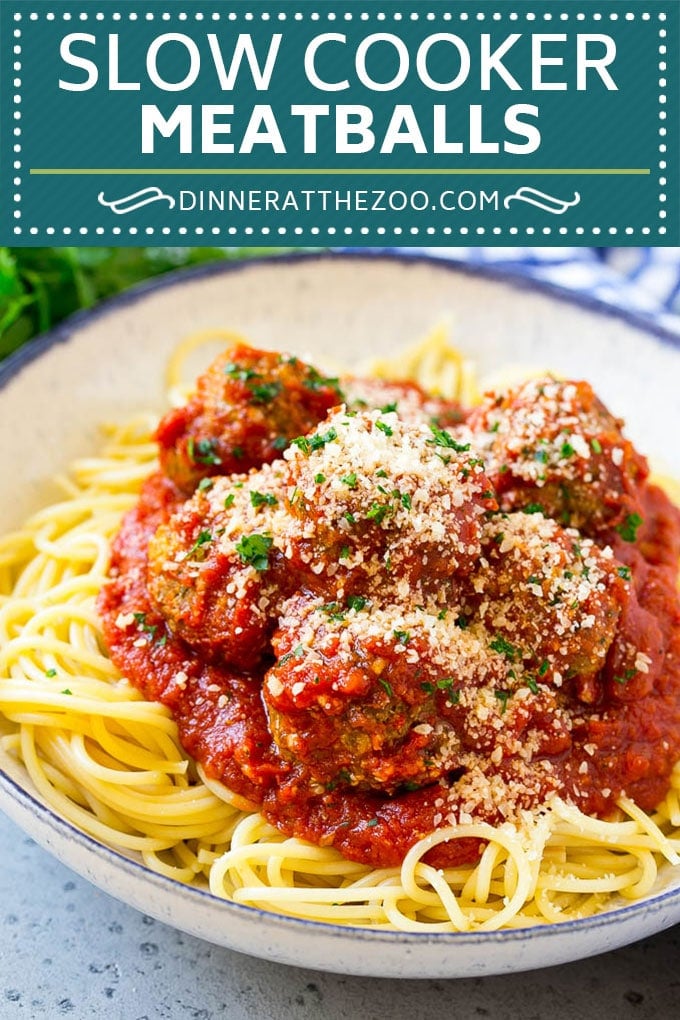 Slow Cooker Meatballs Recipe | Crock Pot Meatballs | Italian Meatballs | Spaghetti and Meatballs #meatballs #slowcooker #crockpot #dinner #edsug #italian
