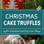 Christmas Cake Truffles Recipe | Cake Truffles | Cake Balls | Cake Bites #cake #christmas #sprinkles #baking #edsug