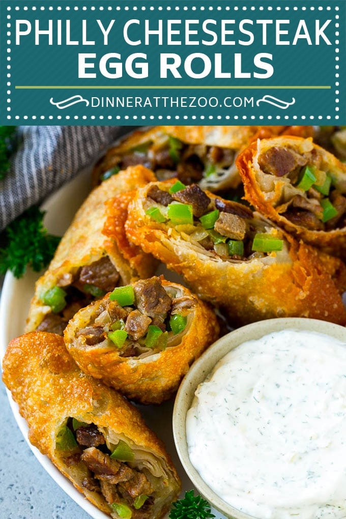 Philly Cheesesteak Egg Rolls | Beef Egg Rolls | Philly Cheesesteak Appetizer #steak #cheese #appetizer #snack #edsug