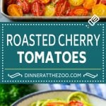Roasted Cherry Tomatoes Recipe | Roasted Tomatoes #tomatoes #sidedish #glutenfree #cleaneating #healthy #dinner #edsug