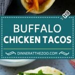Buffalo Chicken Tacos | Chicken Taco Recipe | Spicy Chicken Tacos #tacos #tacotuesday #buffalochicken #chicken #ranch #dinner #edsug