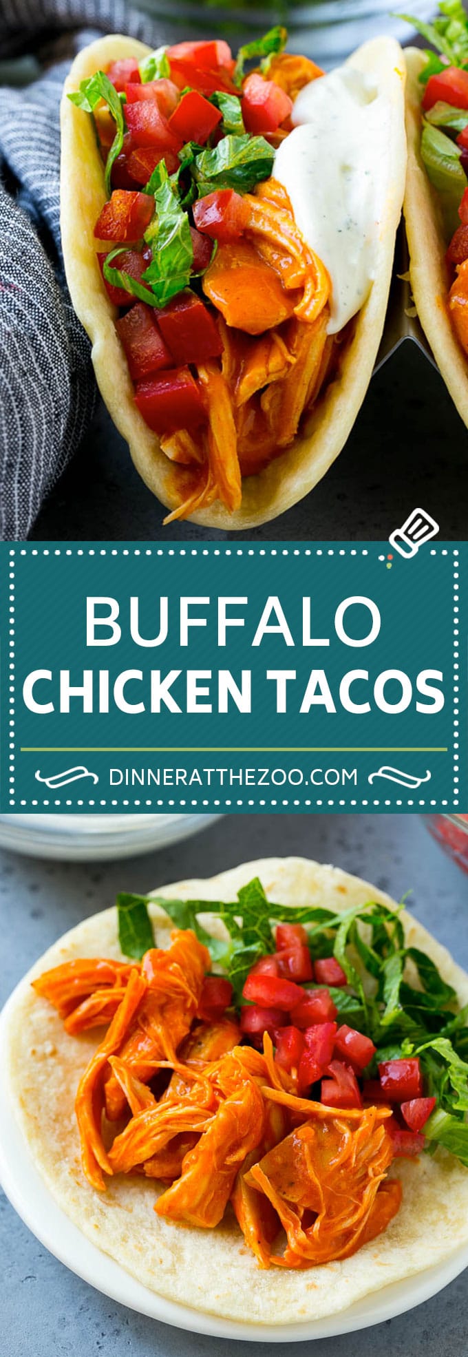 Buffalo Chicken Tacos | Chicken Taco Recipe | Spicy Chicken Tacos #tacos #tacotuesday #buffalochicken #chicken #ranch #dinner #edsug