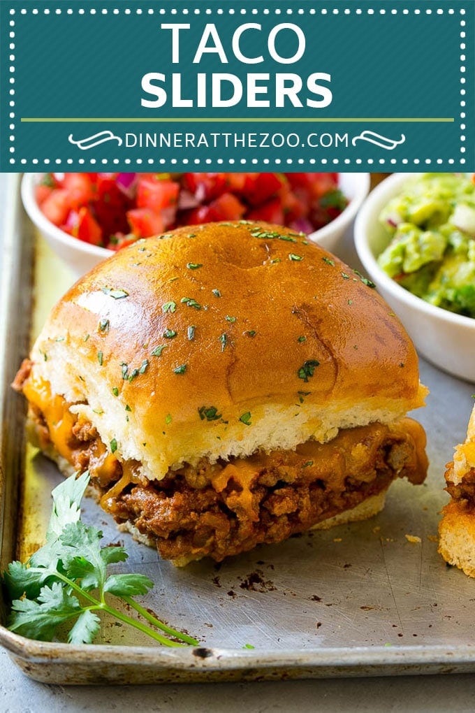 Taco Sliders Recipe | Beef Slider Sandwiches | Easy Slider Sandwiches #sandwich #taco #beef #cheese #snack #appetizer #edsug