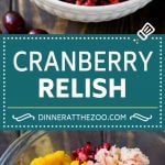 Cranberry Relish Recipe | Cranberry Sauce | Raw Cranberry Relish #cranberry #relish #sauce #thanksgiving #fall #dinner #edsug