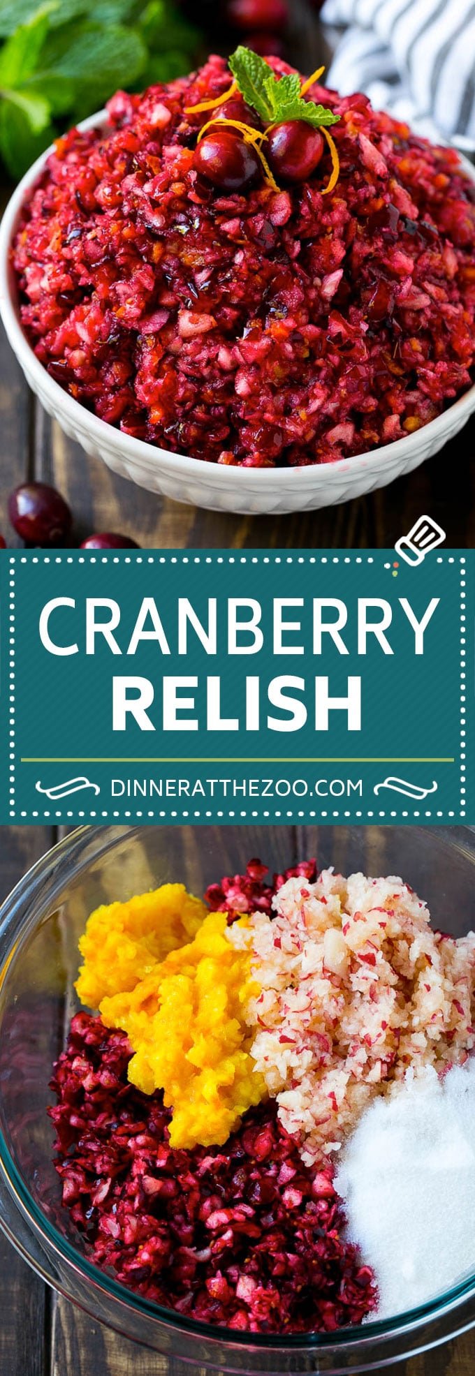 Cranberry Relish Recipe | Cranberry Sauce | Raw Cranberry Relish #cranberry #relish #sauce #thanksgiving #fall #dinner #edsug