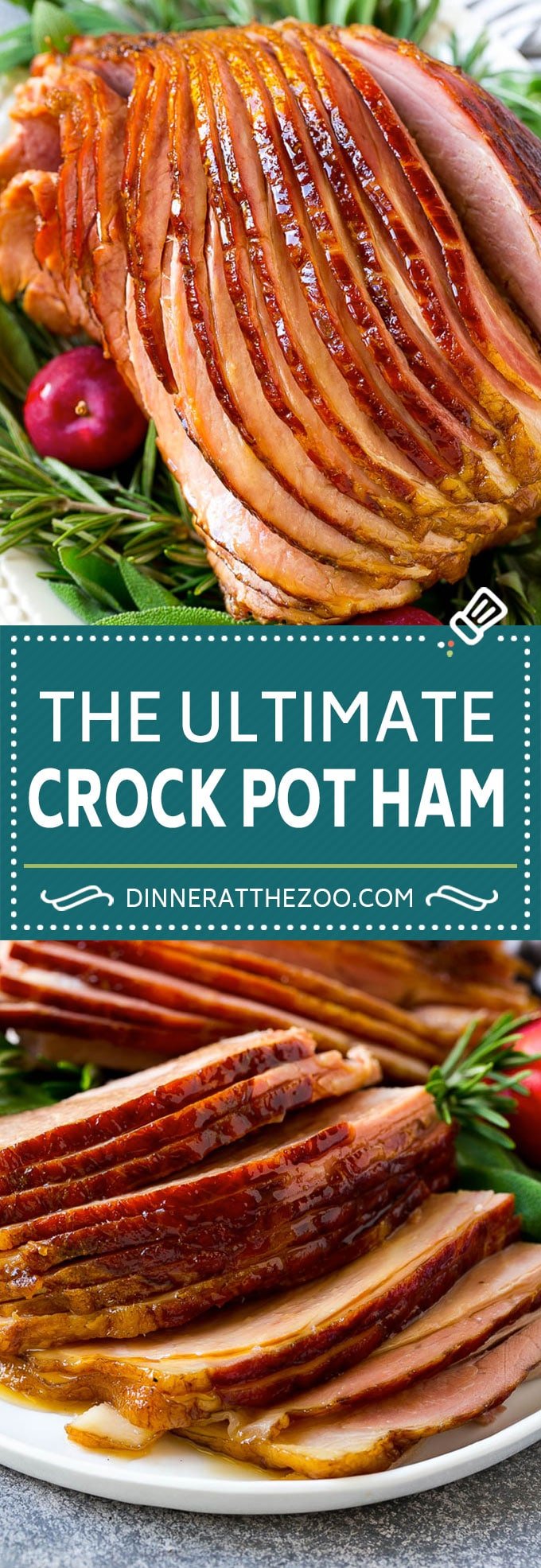 Crock Pot Ham Recipe | Slow Cooker Ham | Glazed Ham | Thanksgiving Ham | Christmas Ham | Easter Ham #ham #slowcooker #crockpot #dinner #christmas #thanksgiving #easter #glutenfree #edsug