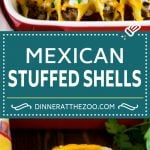 Mexican Stuffed Shells Recipe | Stuffed Shells | Mexican Pasta #dinner #pasta #mexican #beef #noodles #cheese #edsug