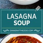 Lasagna Soup Recipe | Italian Soup | Ground Beef Soup #lasagna #pasta #soup #beef #dinner #edsug #italian