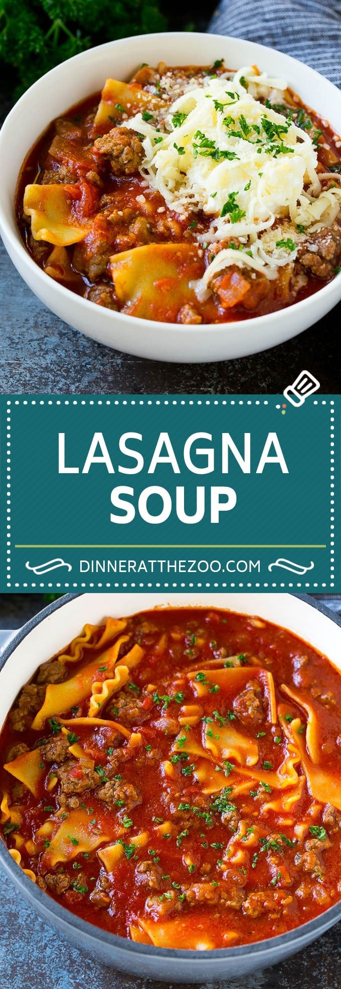 Lasagna Soup Recipe | Italian Soup | Ground Beef Soup #lasagna #pasta #soup #beef #dinner #edsug #italian