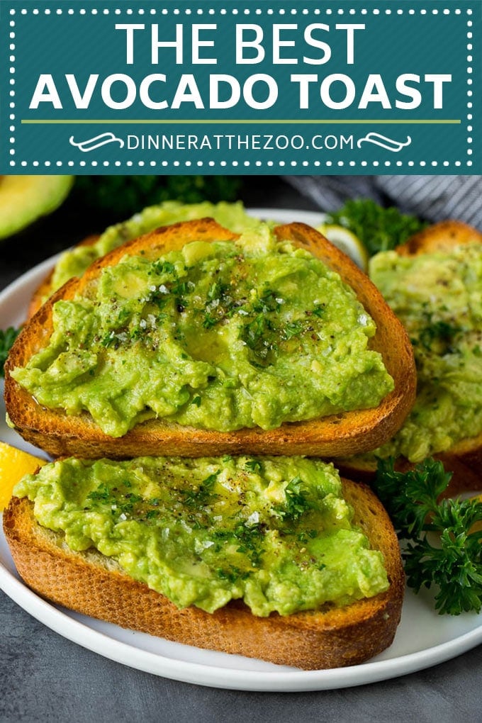 Avocado Toast Recipe #breakfast #avocado #healthy #edsug