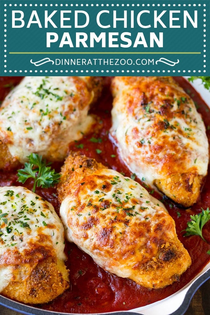 Baked Chicken Parmesan Recipe | Italian Chicken Parmesan | Baked Chicken #chicken #cheese #pasta #dinner #edsug