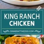 King Ranch Chicken Recipe | Mexican Chicken Casserole | Creamy Chicken Casserole #casserole #chicken #cheese #comfortfood #dinner #edsug